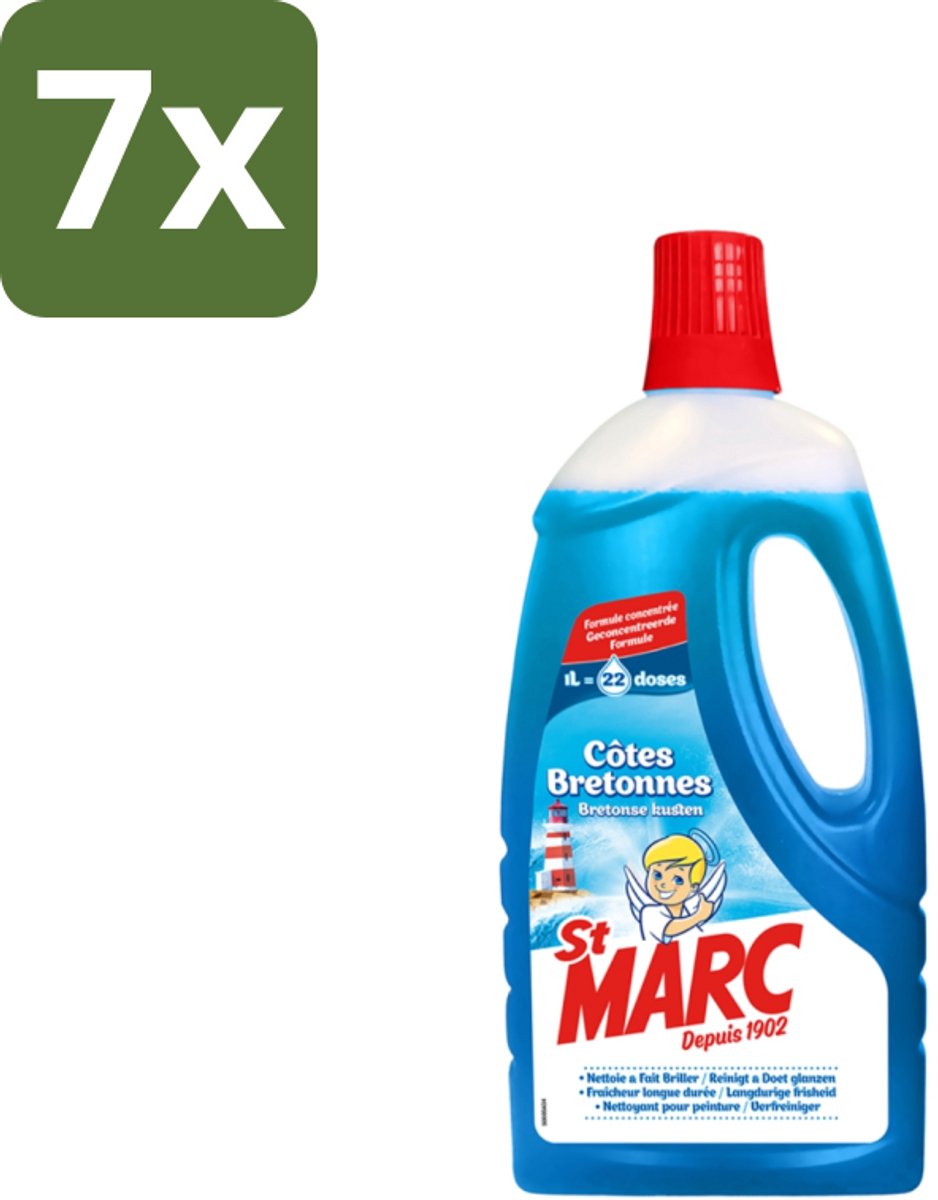 7 x St. Marc - Allesreiniger - 22 Dossissen - 1L - Allesreiniger - Ontvetter - Schilderwerk Reinigen - Metaal Reinigen - Hout Reinigen