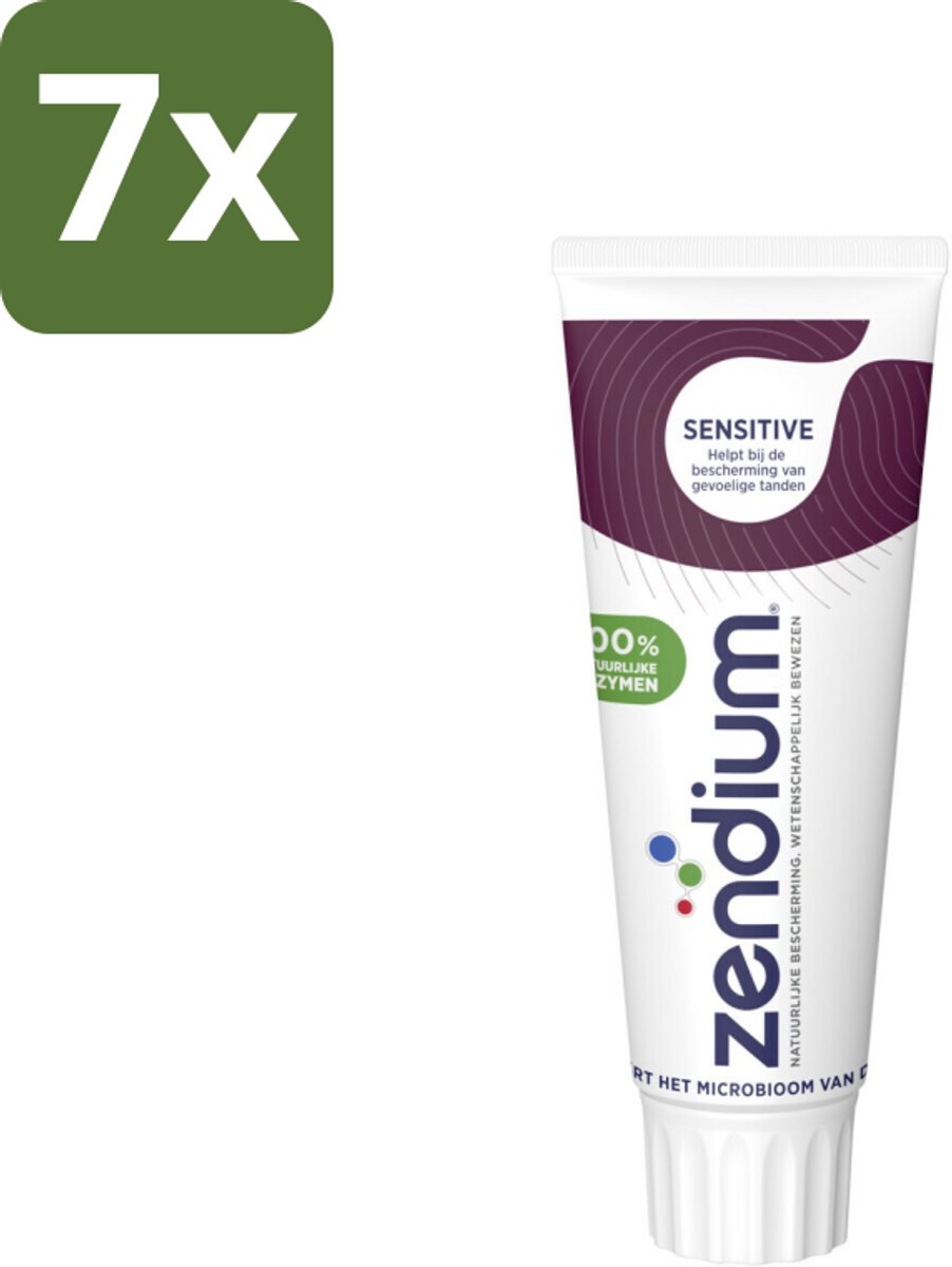 Zendium Tandpasta Sensitive 75 ml - Bulkverpakking - 7 stuks