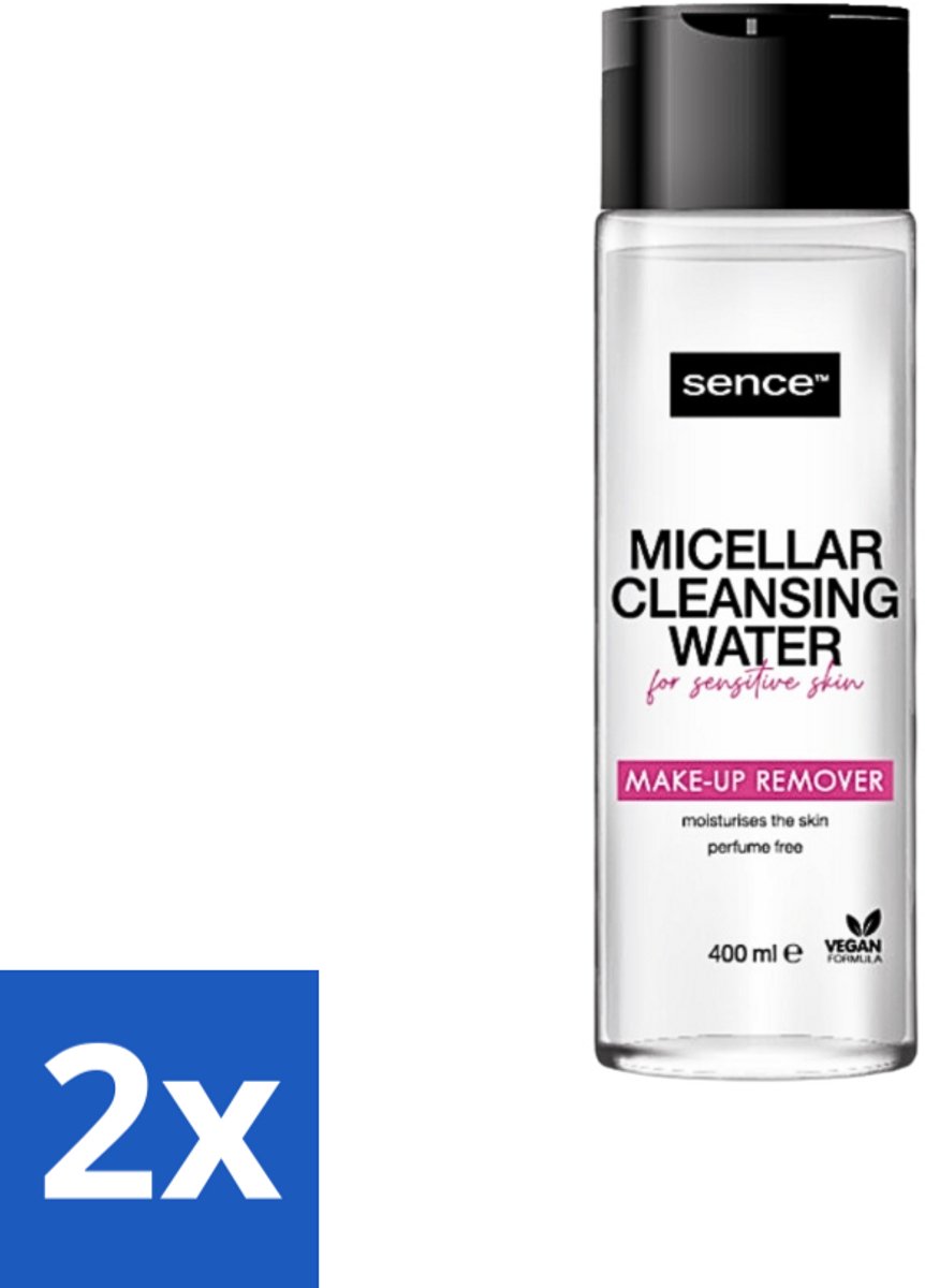Sence - Gevoelige Huid - Micellair Water - Make-up Remover - 400 ml - Voordeelverpakking - 2 stuks