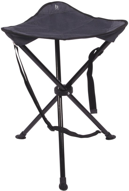 Bo-Camp - 3-Poots krukje - Deluxe - Antraciet - 55 cm van Bo-Camp — afbeelding 3