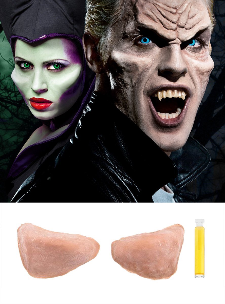 Monster wangen van latex met mastix