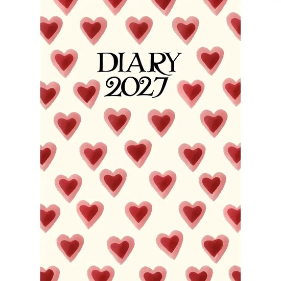 Emma Bridgewater Agenda 2027 A6 Hearts