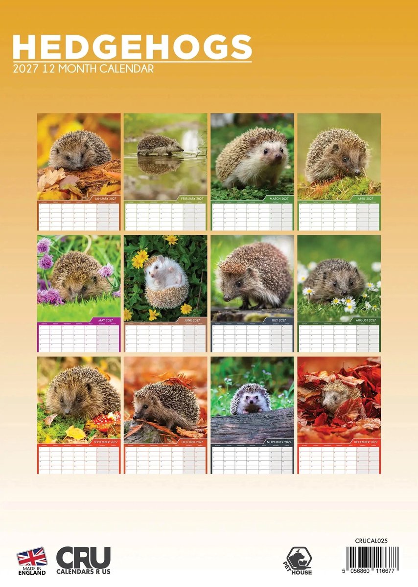 Egel A3 Kalender 2027