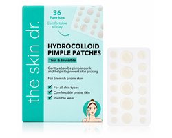 Pimple Patches 36 Stuks – Hydrocolloid Puistjes Pleisters – Acne Patches – Transparant &…
