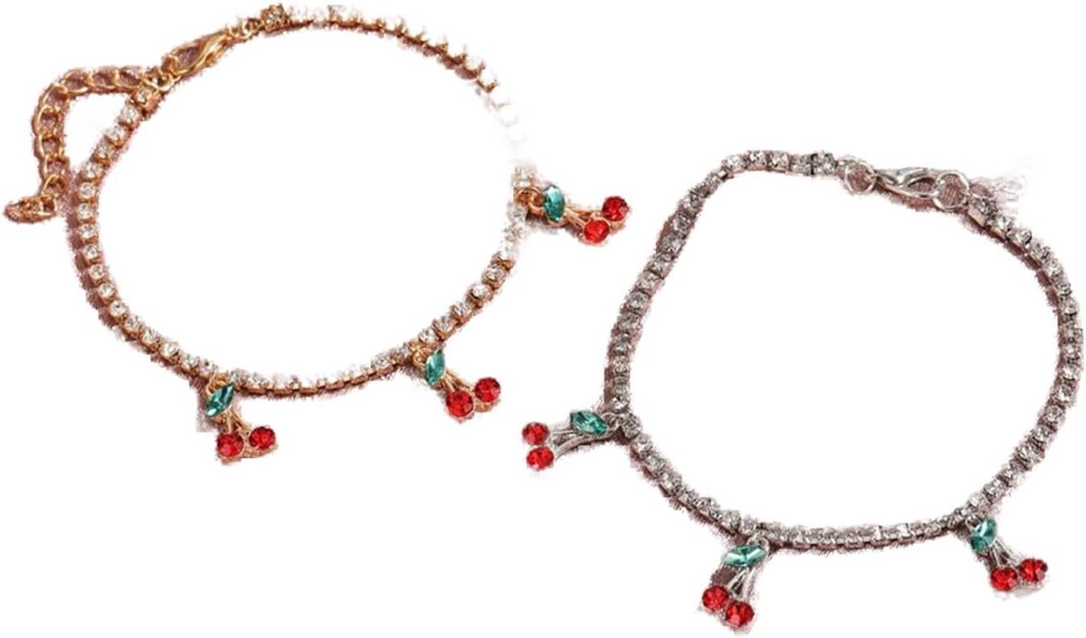 Zilveren enkelbandjes - Chique enkelaccessoire - Feestelijke outfit - Glanzende decoratie - Verstelbaar - Zilverkleurig