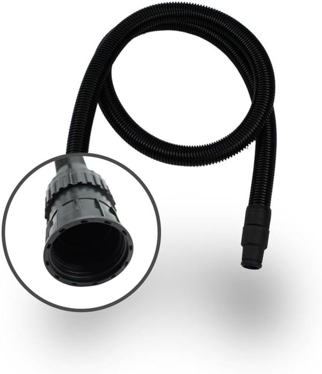 Stofzuigerslang - Zuigslang Adapter - Stofzuigen - Met gereedschapsadapter - 19 meter - Zwart