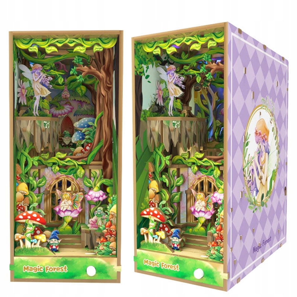 Houten Boek Nook Elfjes Huisje - Knutselpakket voor Kinderen