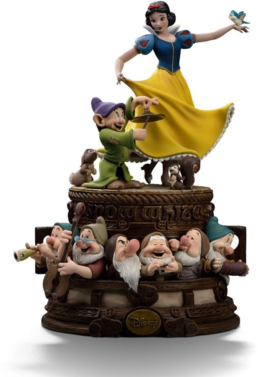 Snow White and the Seven Dwarves Art Scale Statue 1/10 Snow White and Dopey Deluxe Edition 21 cm