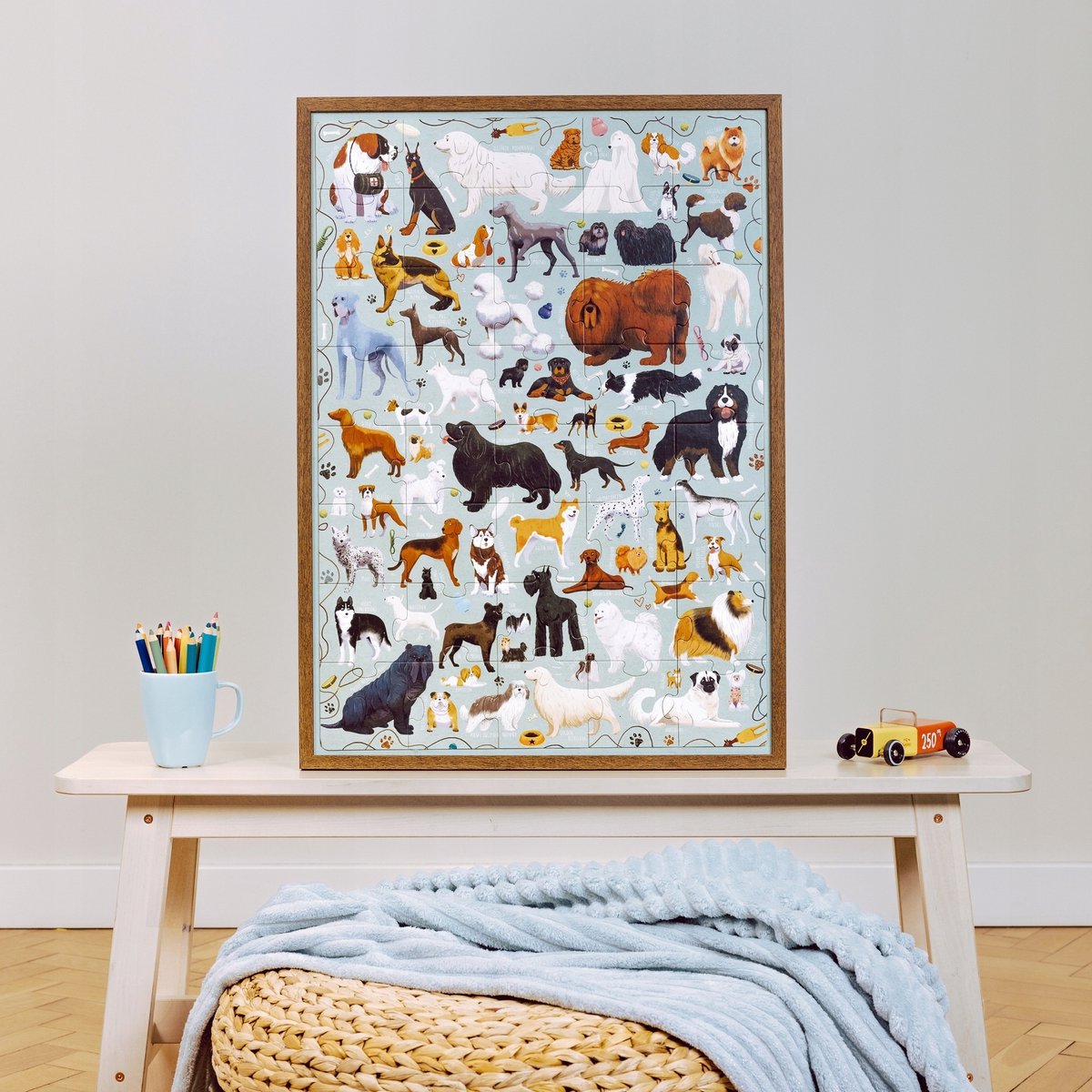 CzuCzu Puzzel Honden 40 Elementen - Creatief Plezier voor Kinderen