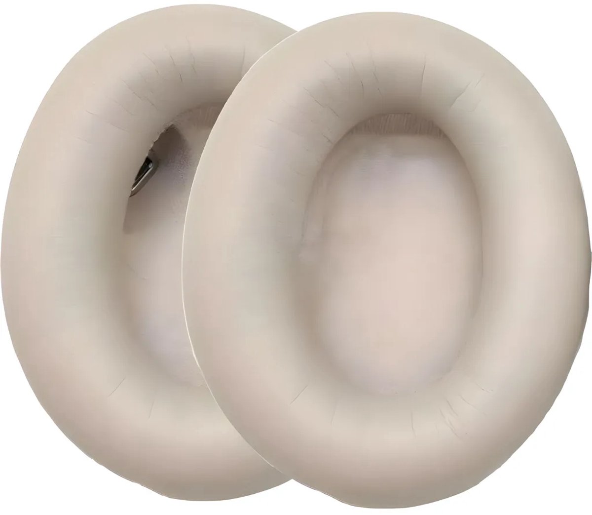 Oorkussens Geschikt voor Sony WH-1000XM4 hoofdtelefoon, oorschelpen in kussensloopstijl - vervangende oorkussens - platina zilver