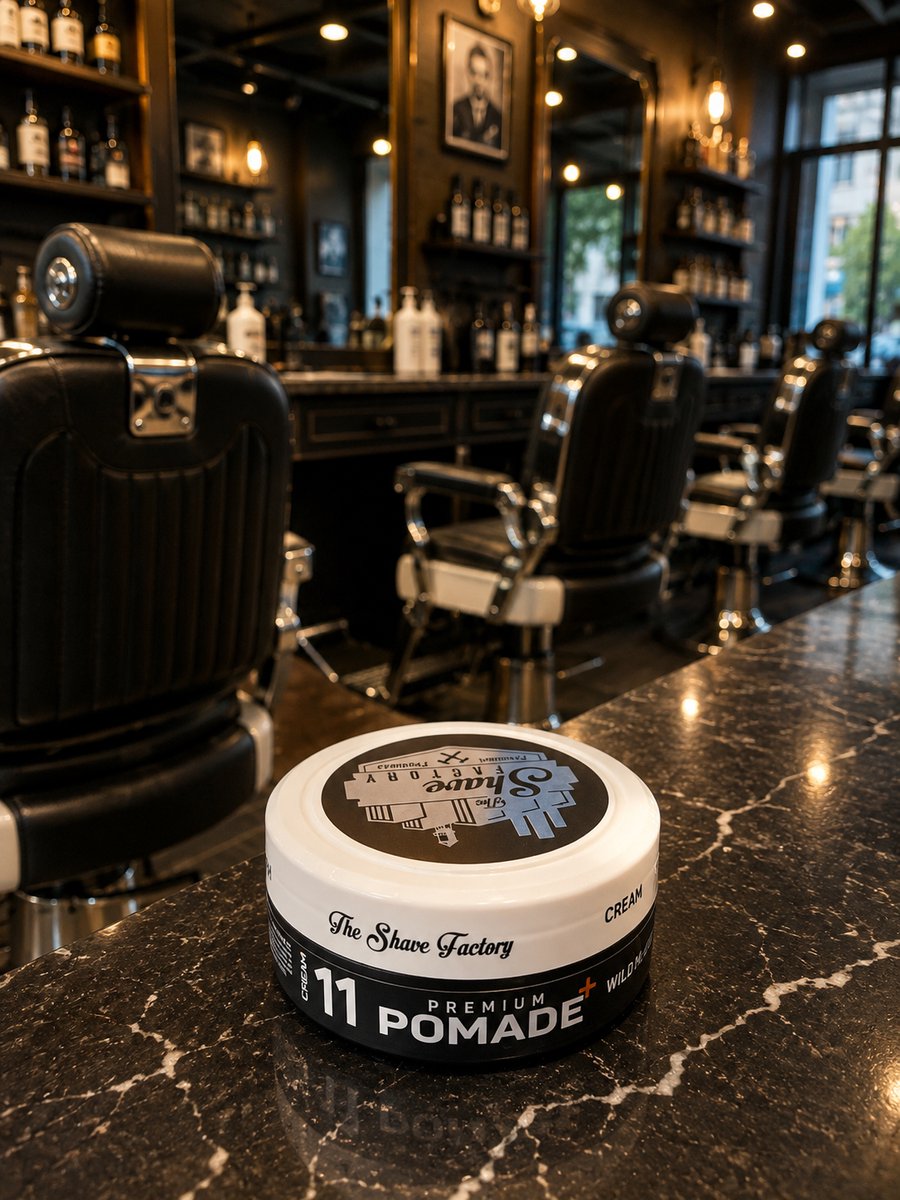 The Shave Factory - Premium Pomade Cream 11 - Wild Mane - Hold 4 & Shine 1 - 150 ml