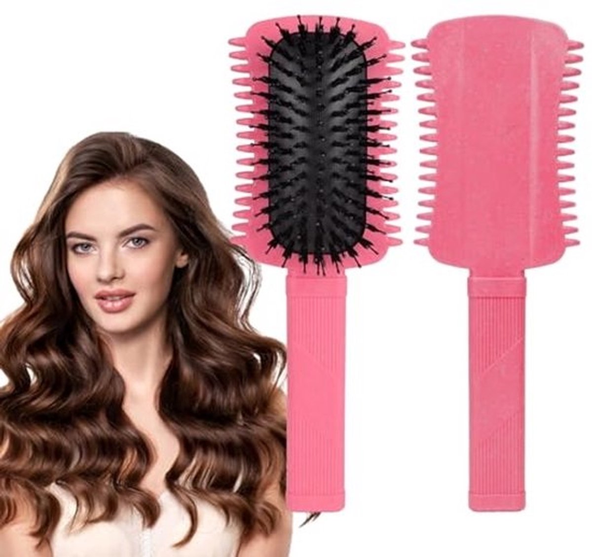 Kruldefiniërende Haarborstel voor Perfecte Krullen - Stylingborstel voor Vrouwen en Meisjes