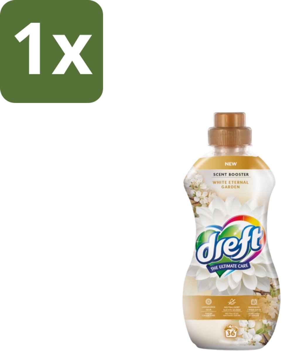 Dreft – White Eternal Garden – Vloeibare Geurbooster – 720 ml – 36 wasbeurten - 1 stuk