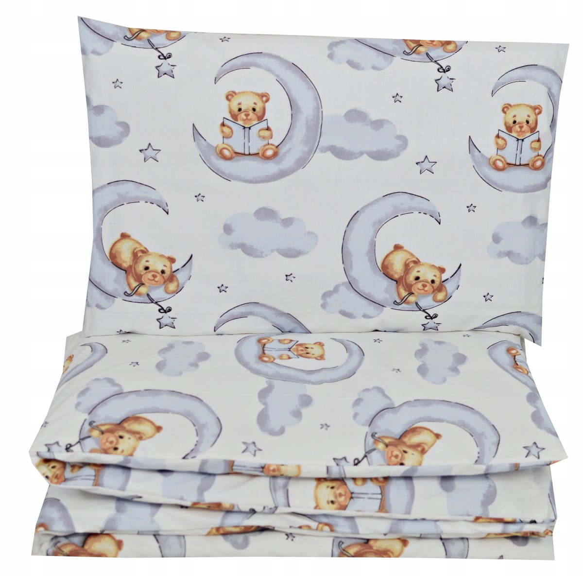 Kinderledikant Dekbedovertrek Set 135x100cm Katoen - 2 Delig