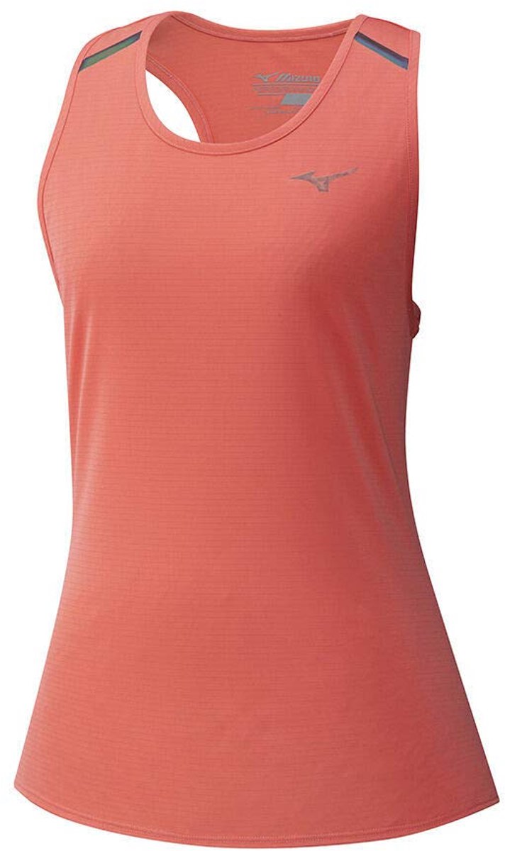 Mizuno Solarcut - Tanktop Dames - Koraal - L