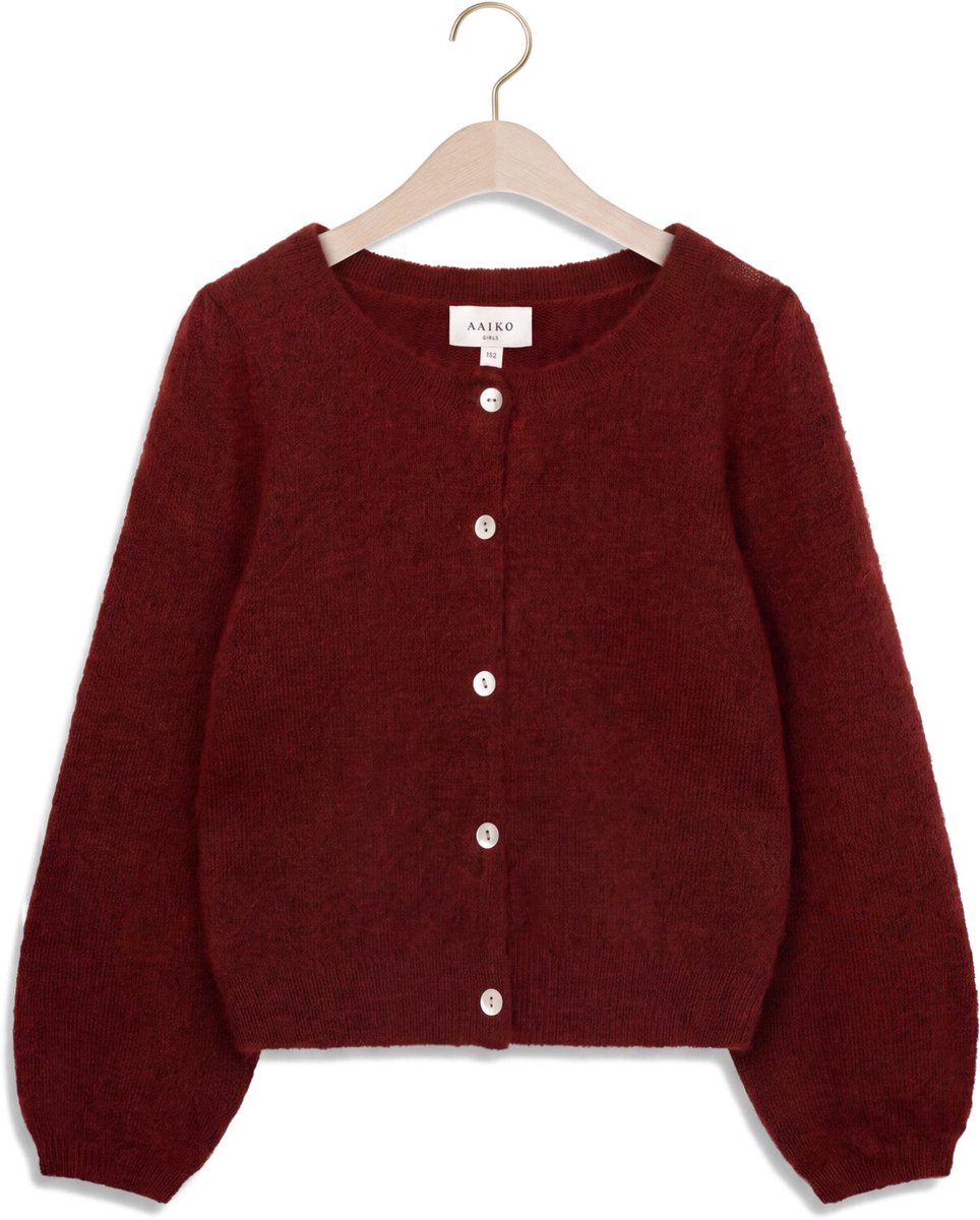 Ai&Ko Jady Wp 350 G Truien & Vesten Meisjes - Sweater - Hoodie - Vest- Bordeaux - Maat 152