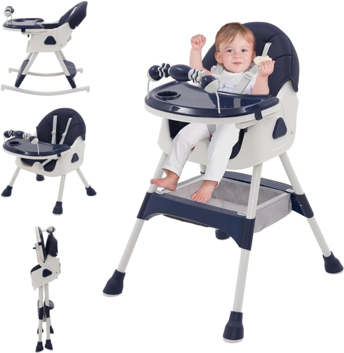 ZRNS® Babystoel voor aan Tafel - Baby Eetstoel - Kinderstoel - Inklapbaar