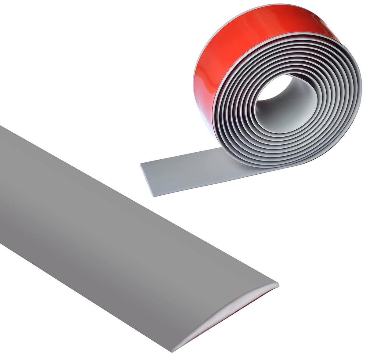 Waterdicht Zelfklevend Overgangsprofiel voor Vinyl Vloeren, 5 cm Breed, 1 m Lang, Ideaal voor Drempels en Vloerafwerking