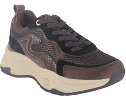 Mexx Palma Ora Sneakers - Dames - Bruin - Maat 39