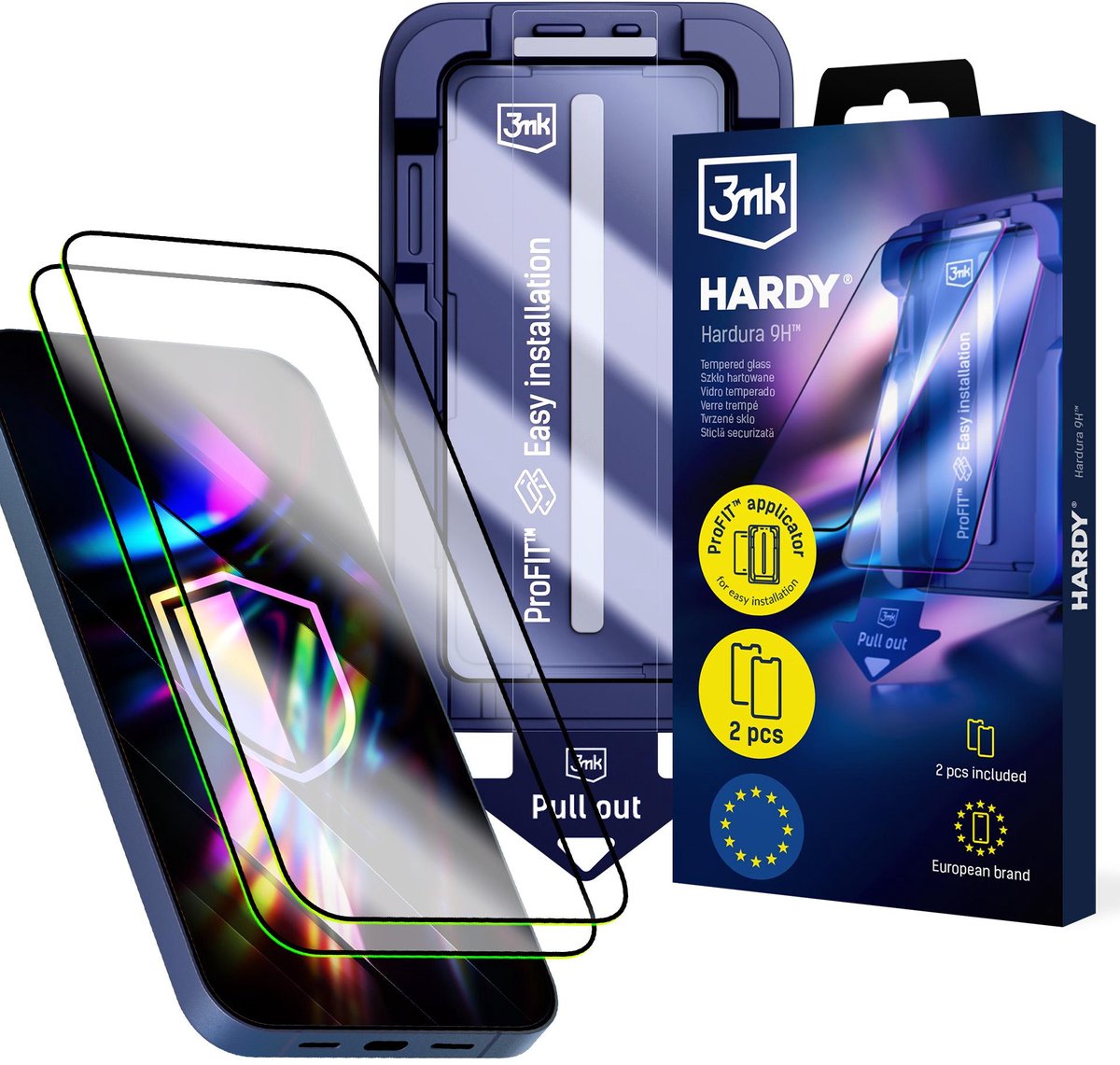 Apple iPhone 15/16 - 3mk Hardy Hardura 9H