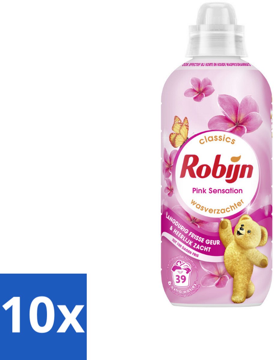 10 x Robijn – Wasverzachter – Pink Sensation – 780 ml - Koffiezetapparaat
