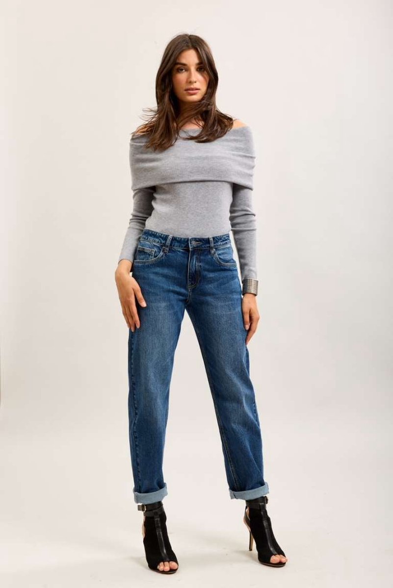 Toxik3 - mom fit dark jeans