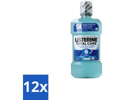 Listerine 12 x – Mondwater – Total Care – Bescherming tegen tandsteen – 500 ml - Mondwater - Tandsteen - Tandenpoetsen - Mondhygiëne - Tandplak