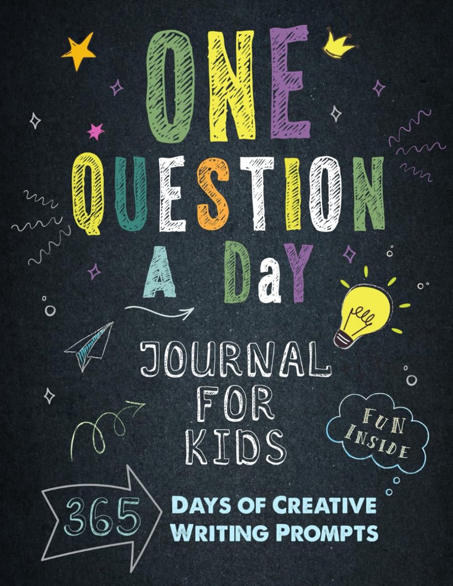 One Question A Day Journal For Kids: 365 Days of Creative Writing Prompts - ShopVlot
