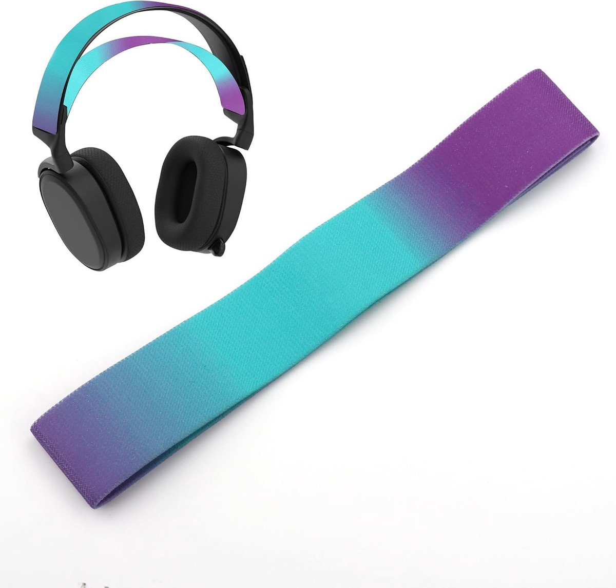 Vervangende Hoofdband en Kussen voor Gaming Hoofdtelefoons - Comfortabele Top Pad voor Arctis 7, Arctis 9X en Arctis Pro Wireless
