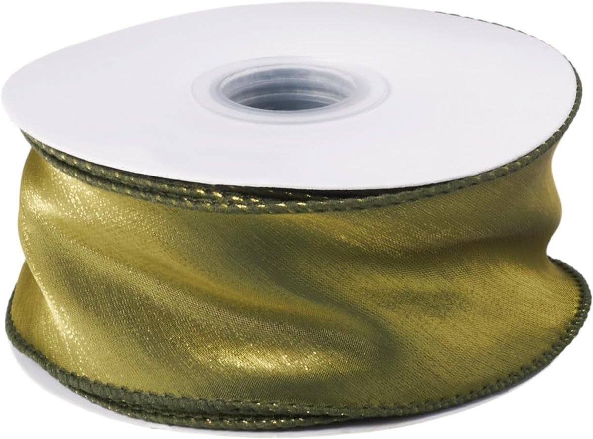 Polyester Organza Lint 40mm - Sheer Chiffon Lint voor Bruidsdecoratie, Geschenken en Boeket Wrapping, Perfect voor Strikken en Kransen