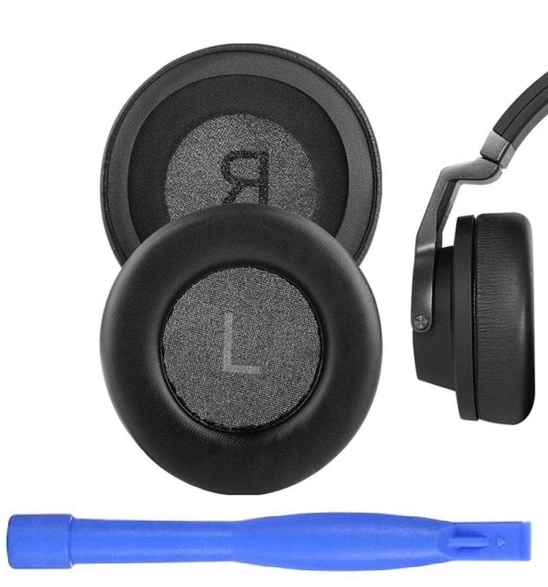 Vervangende Oorkussens voor AKG K540 K545 K845 Hoofdtelefoons - Zwart