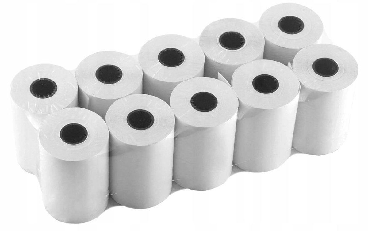 10x Thermische Kassabonrollen 57mm x 15m - BPA Vrij