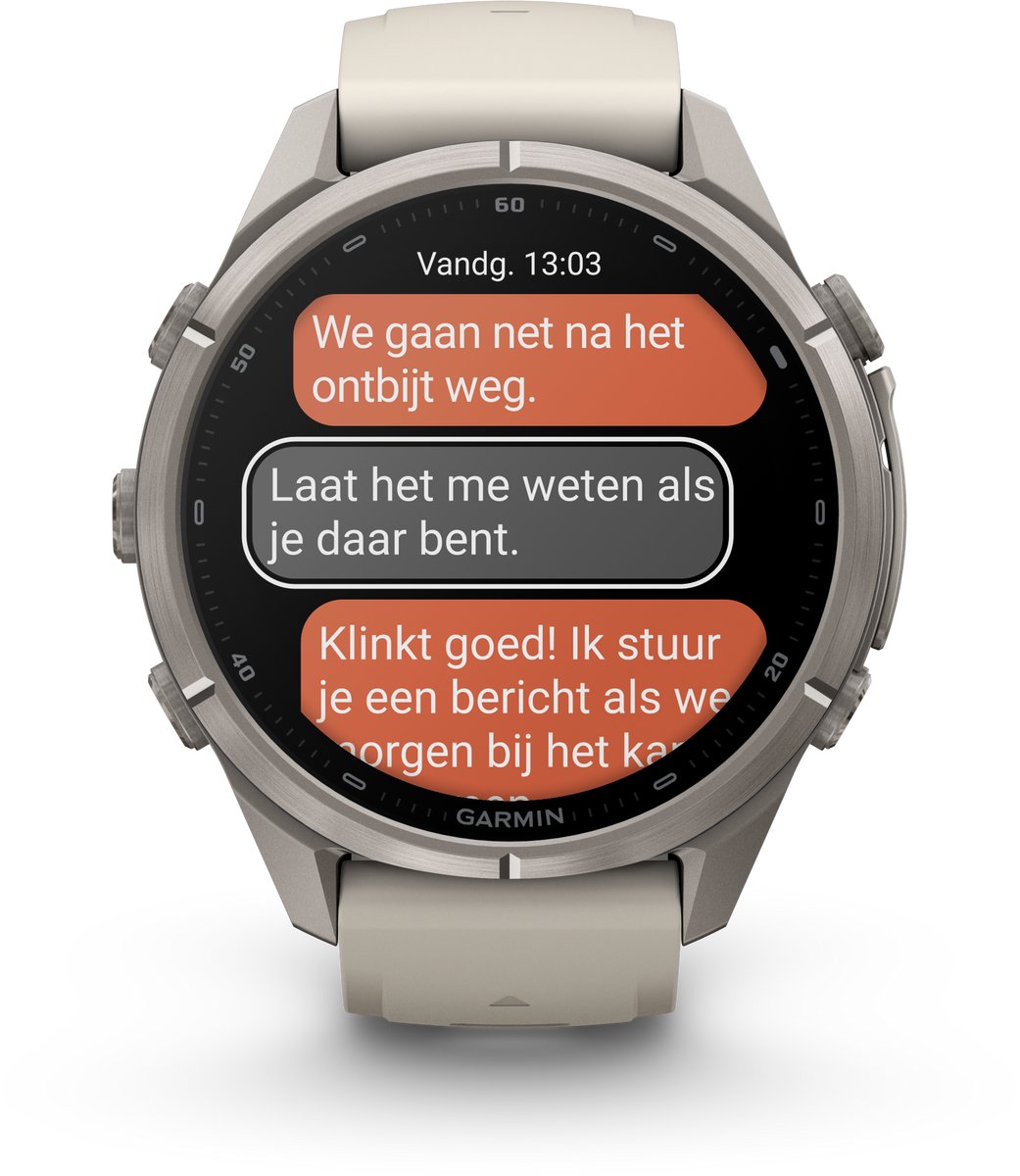 Garmin fēnix 9 Pro InReach/LTE - 43 mm - Multisport GPS Smartwatch - 1.3" AMOLED-scherm - Titanium behuizing - Tot 10 dagen batterijduur thumbnail 6