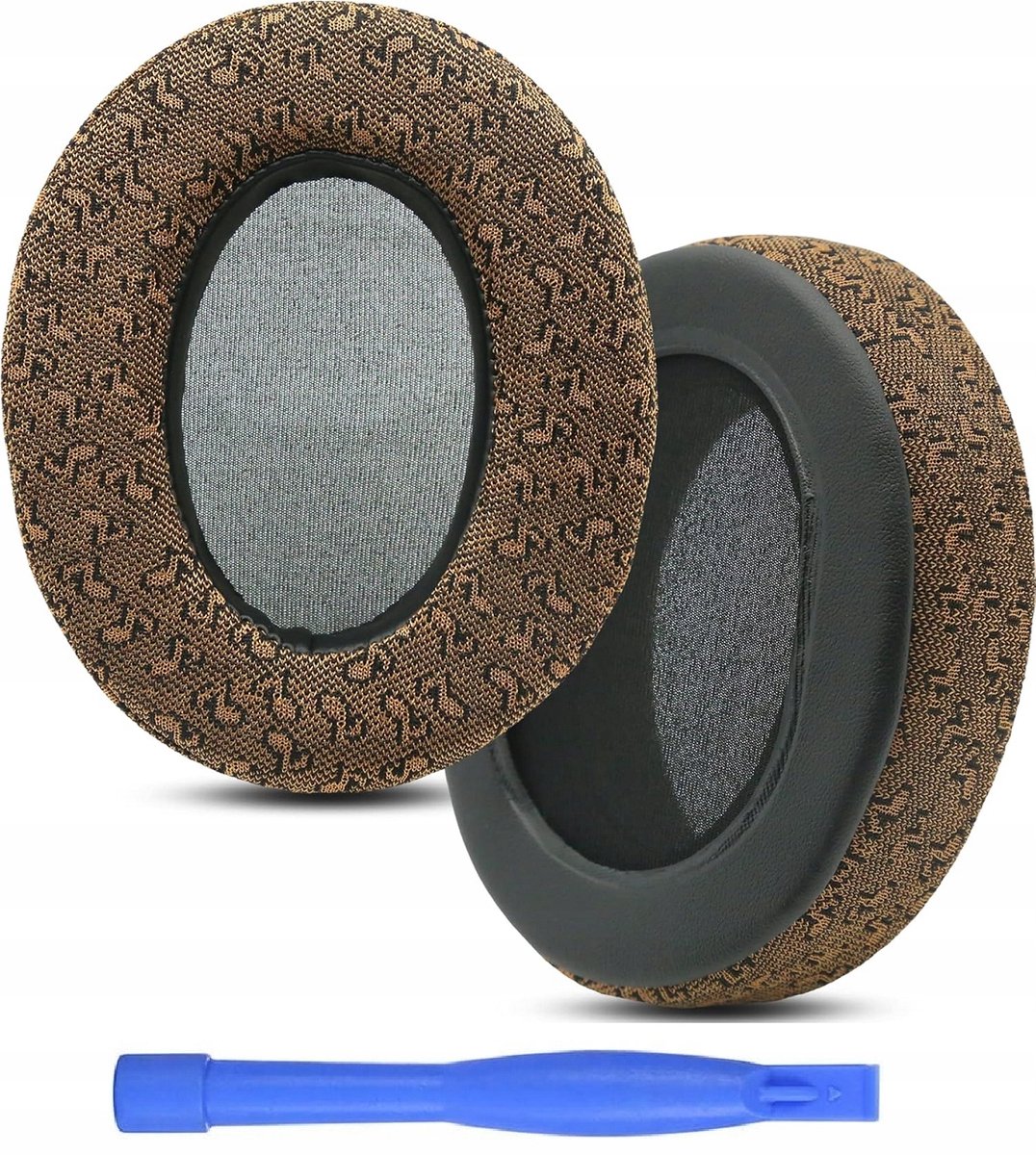 Oorkussens voor Audio-Technica ATH-M50x M40x M30 MSR7 - Bruin Print