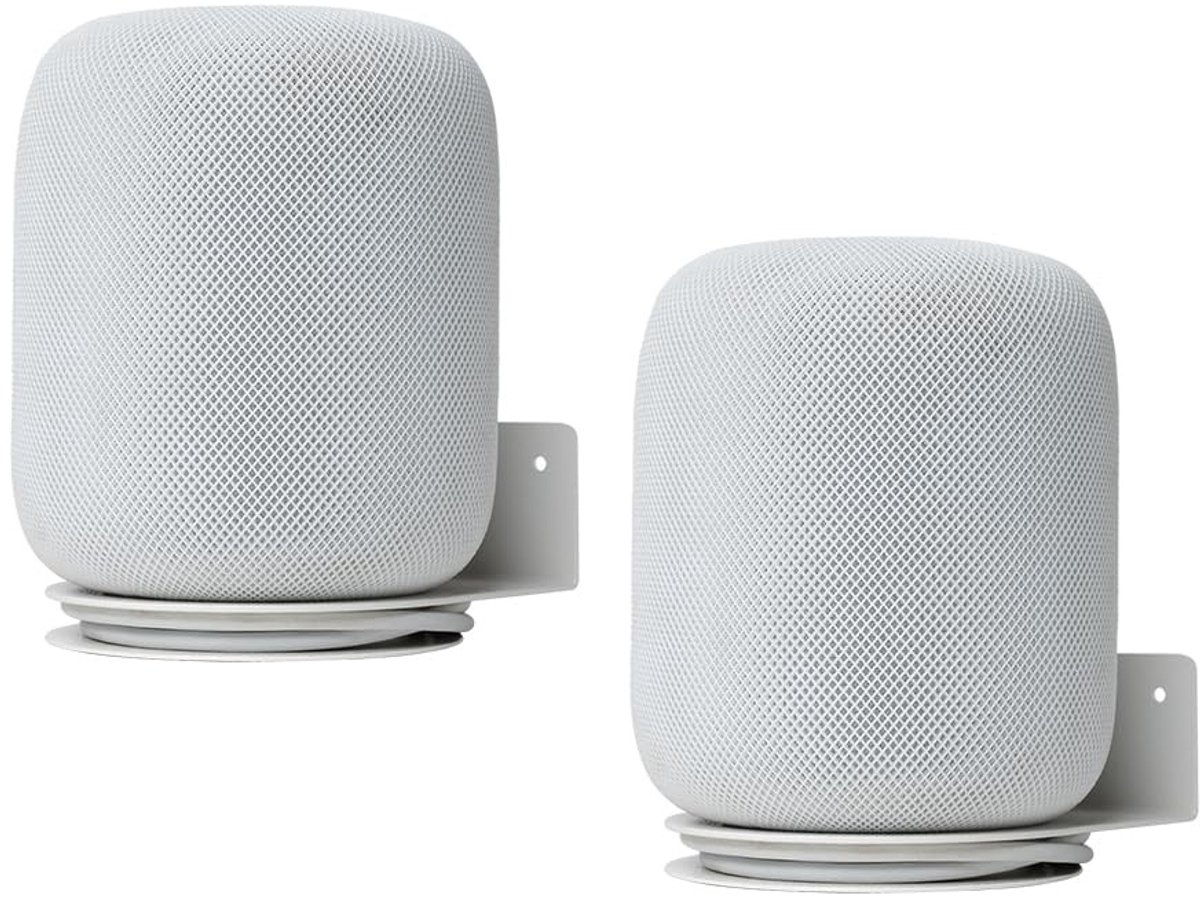 Elzusha - Set van 2 Wandhouders voor Homepod 2 met Kabelbeheer