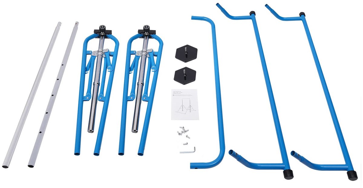 Elzusha - Gymnastiekstang voor Kinderen - Opvouwbaar - Blauw