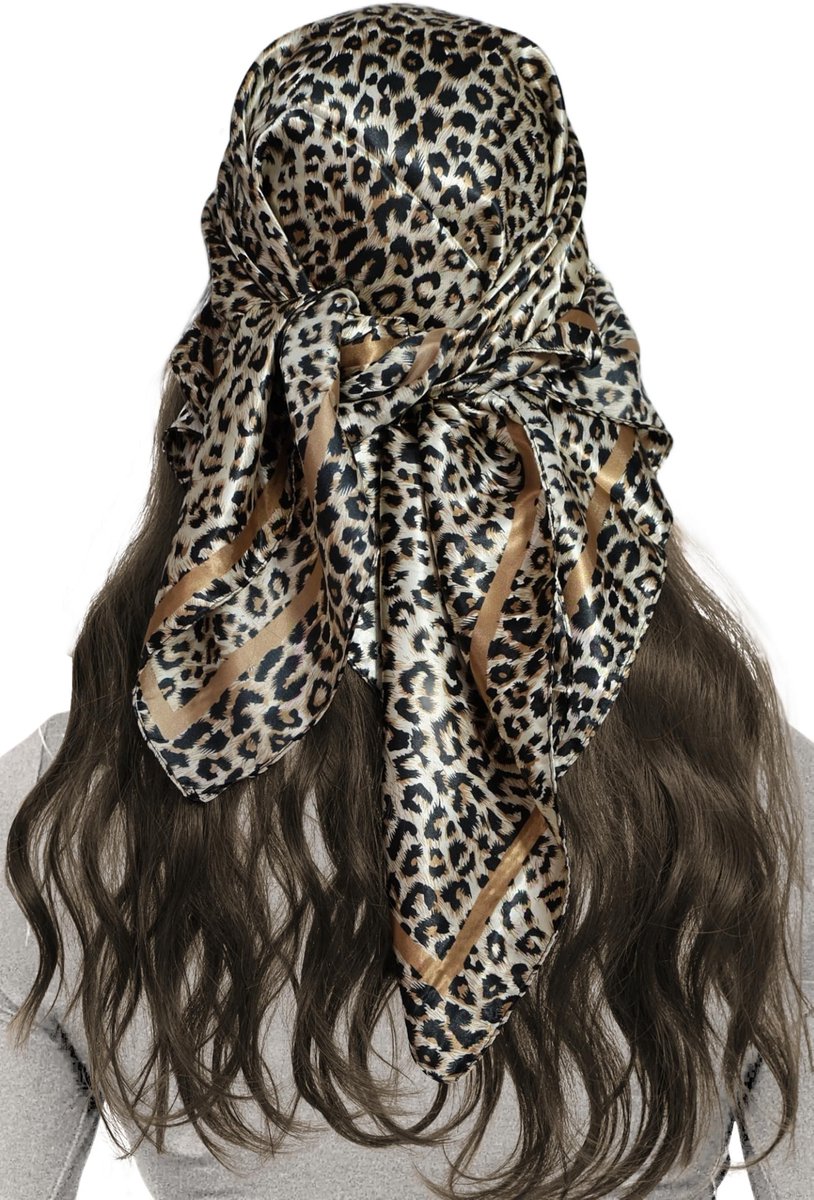 Elzusha - Zijden Sjaal van 90 cm voor Vrouwen, Elegante Bandana