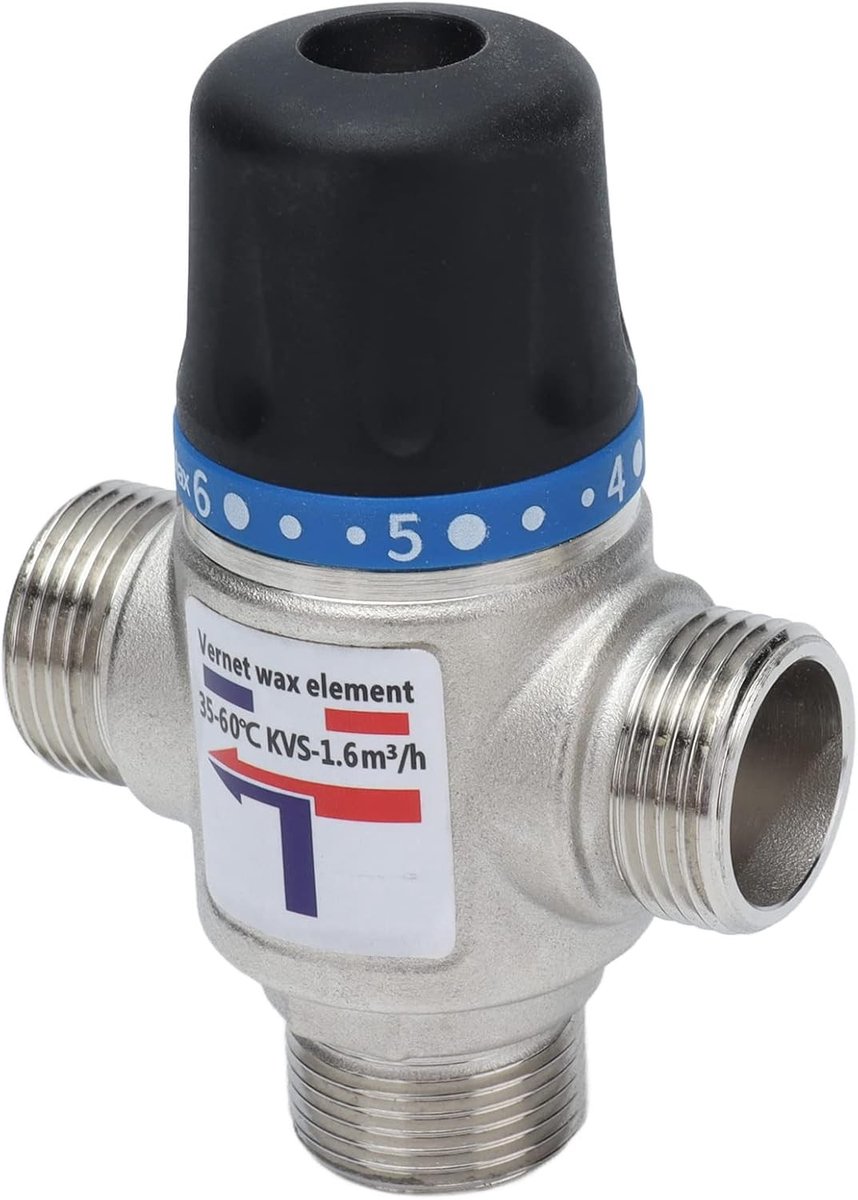 Thermostatische Mengklep - G3/4 - Automatisch Temperatuurregelingsapparaat voor Huishoudelijke Warmwaterapparatuur