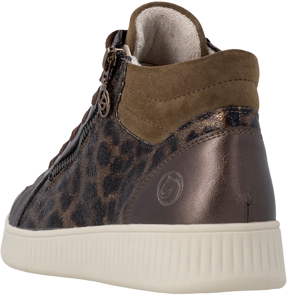 Baskets en cuir Montante