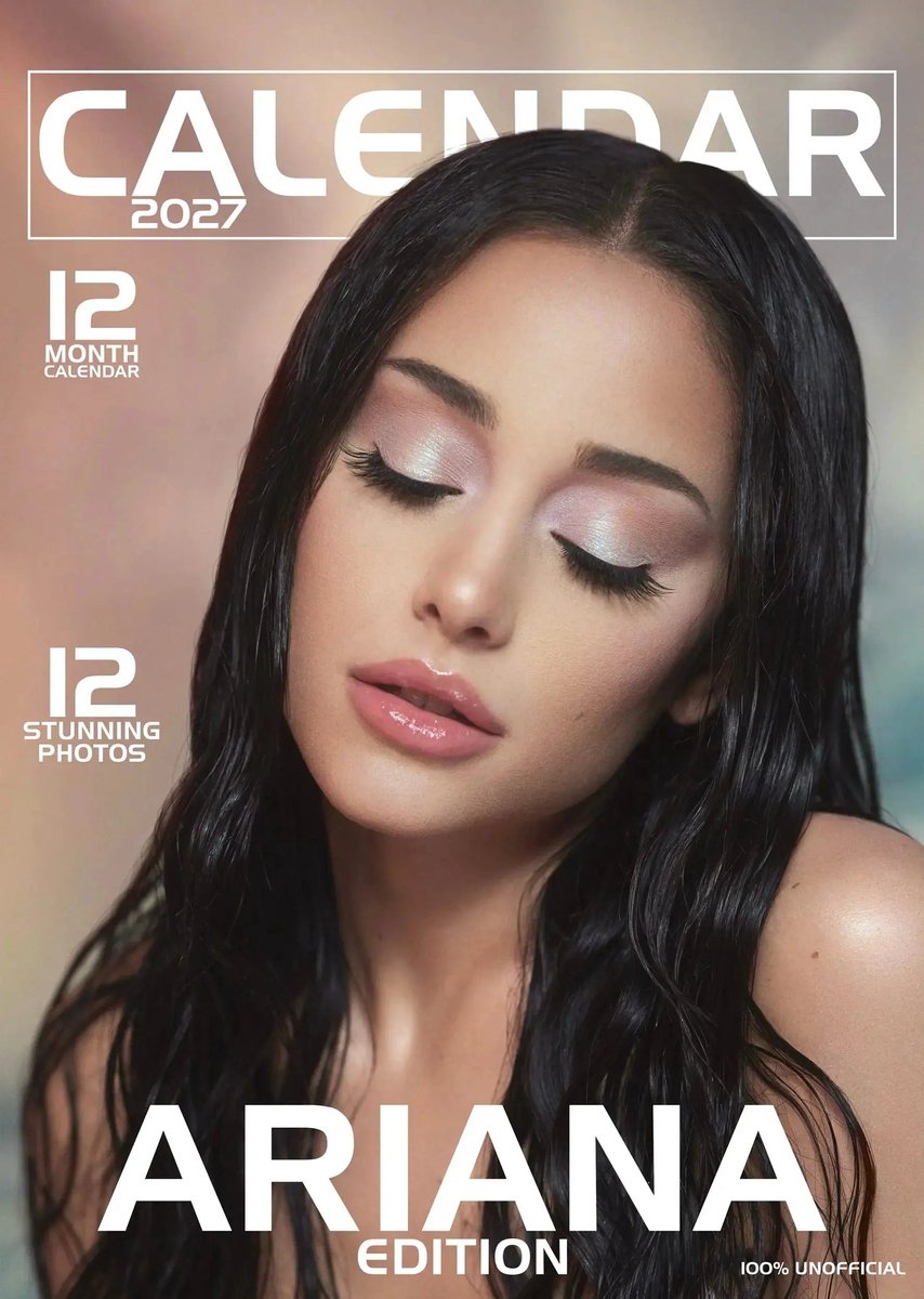 Ariana Grande A3 Kalender 2027