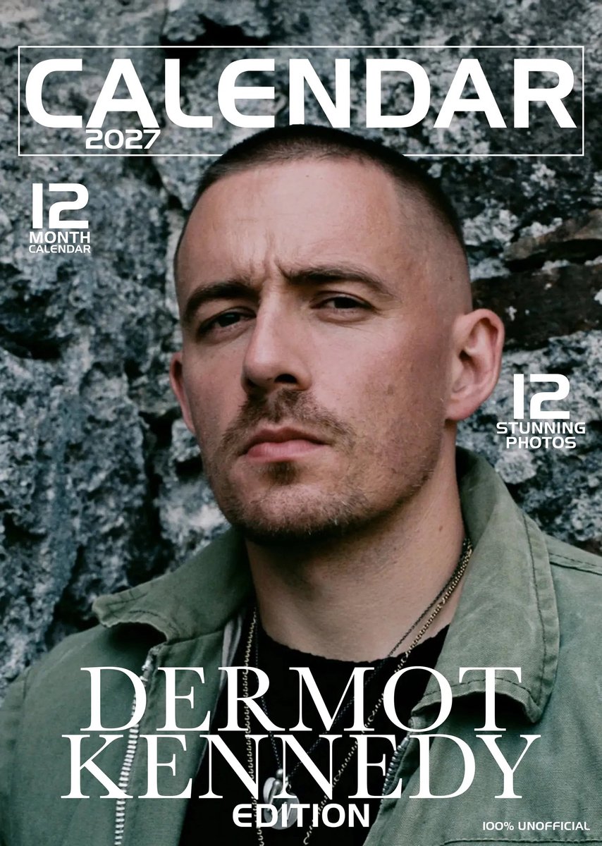Dermot Kennedy A3 Kalender 2027