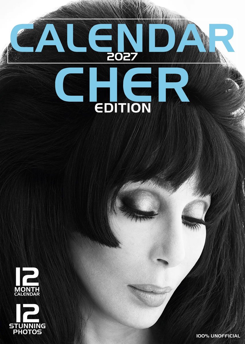 Cher A3 Kalender 2027