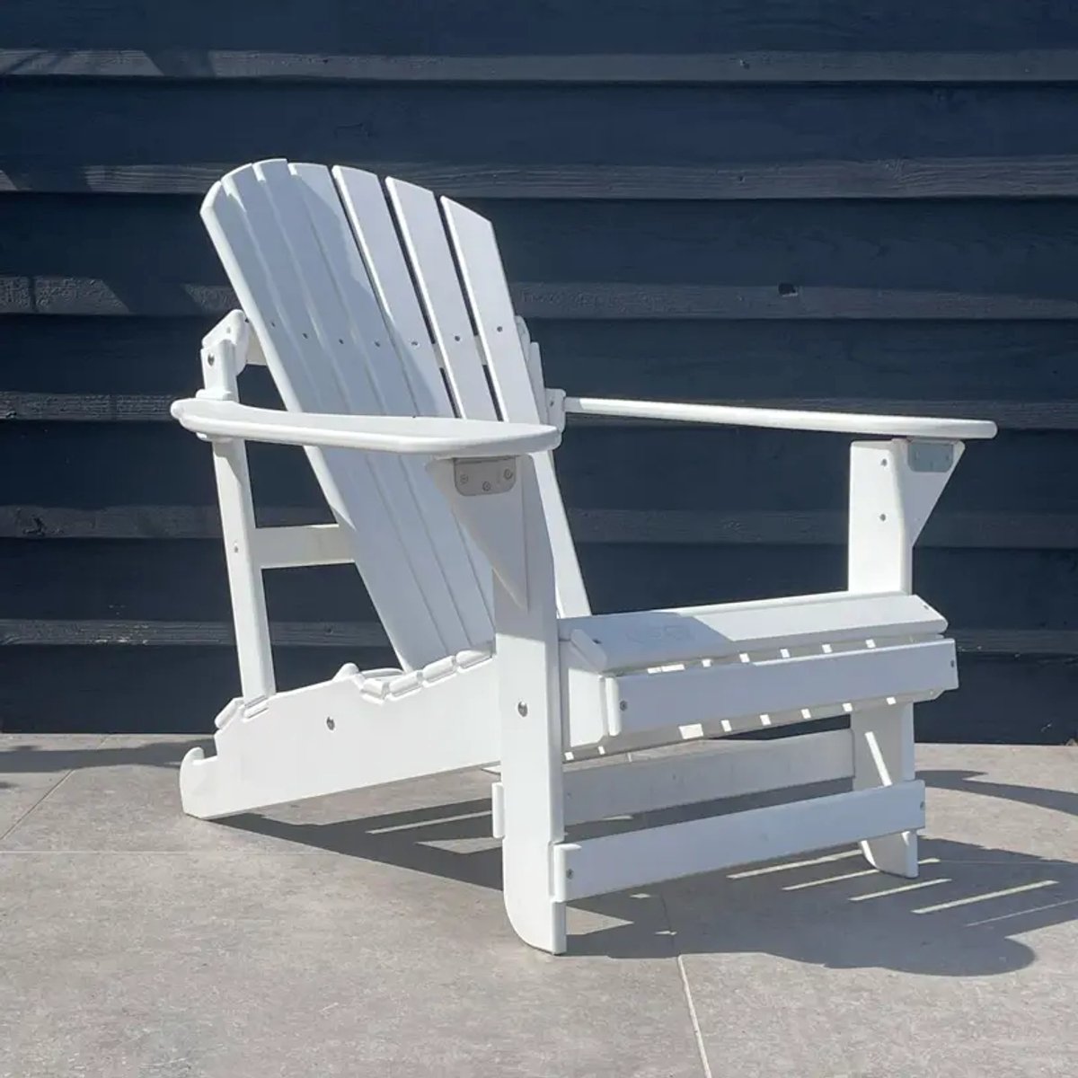Originele Adirondack Tuinstoel Verstelbaar | Kunststof | Wit | 10 jaar garantie | Binnen 2-5 werkdagen geleverd | Canada Comfy Chair