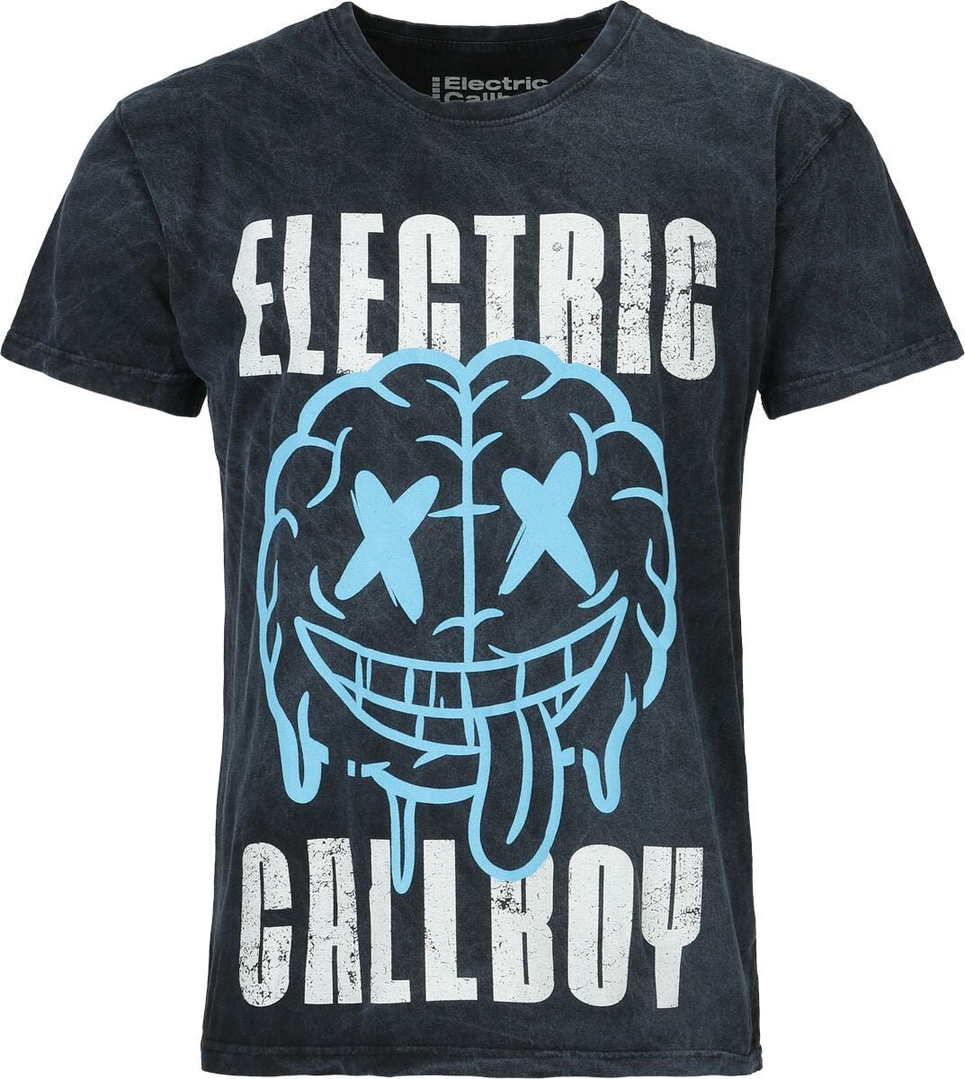 Electric Callboy Brain 3D Print Heren T-shirt - donkerblauw - L