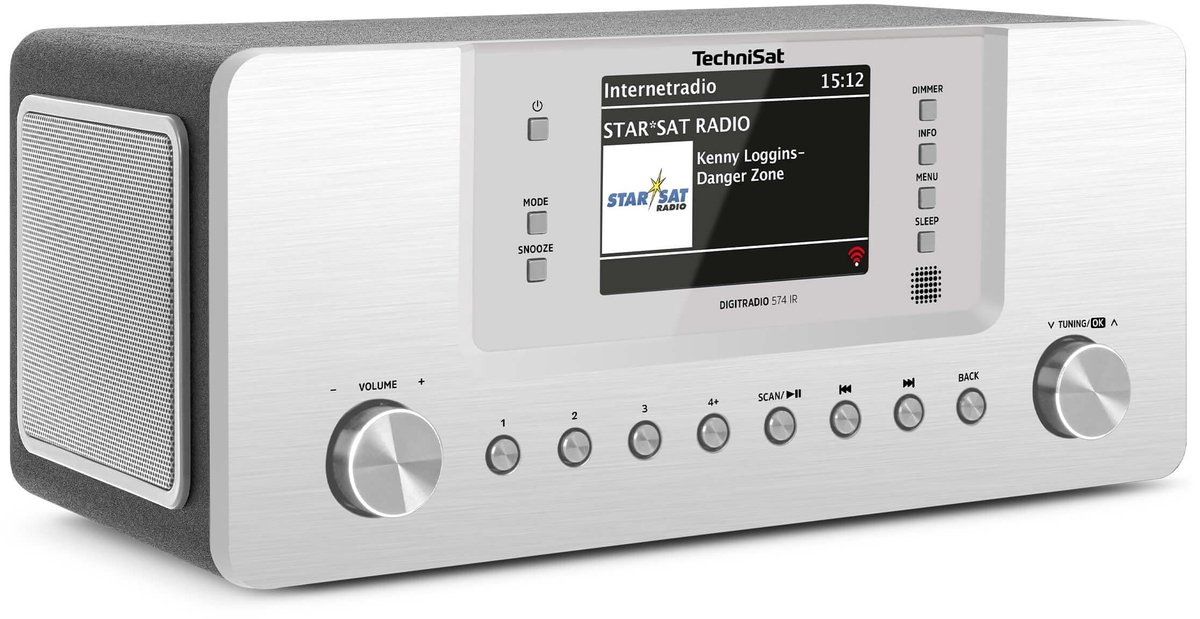 Elzusha - Stereo Internet Radio met DAB+, FM en Bluetooth