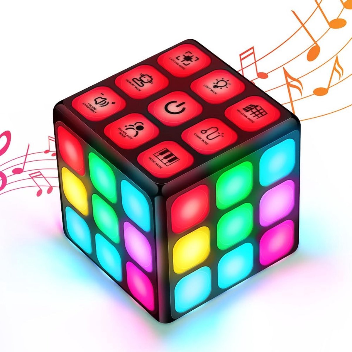 Elzusha - Flashing Cube Geheugenspel voor Kinderen met 7 Spelmodi