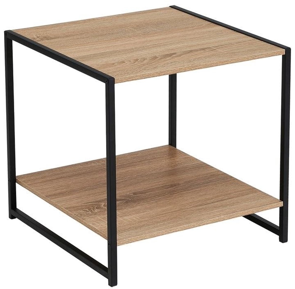 Elzusha - Urban Bijzettafel van Metaal met Onderste Plank