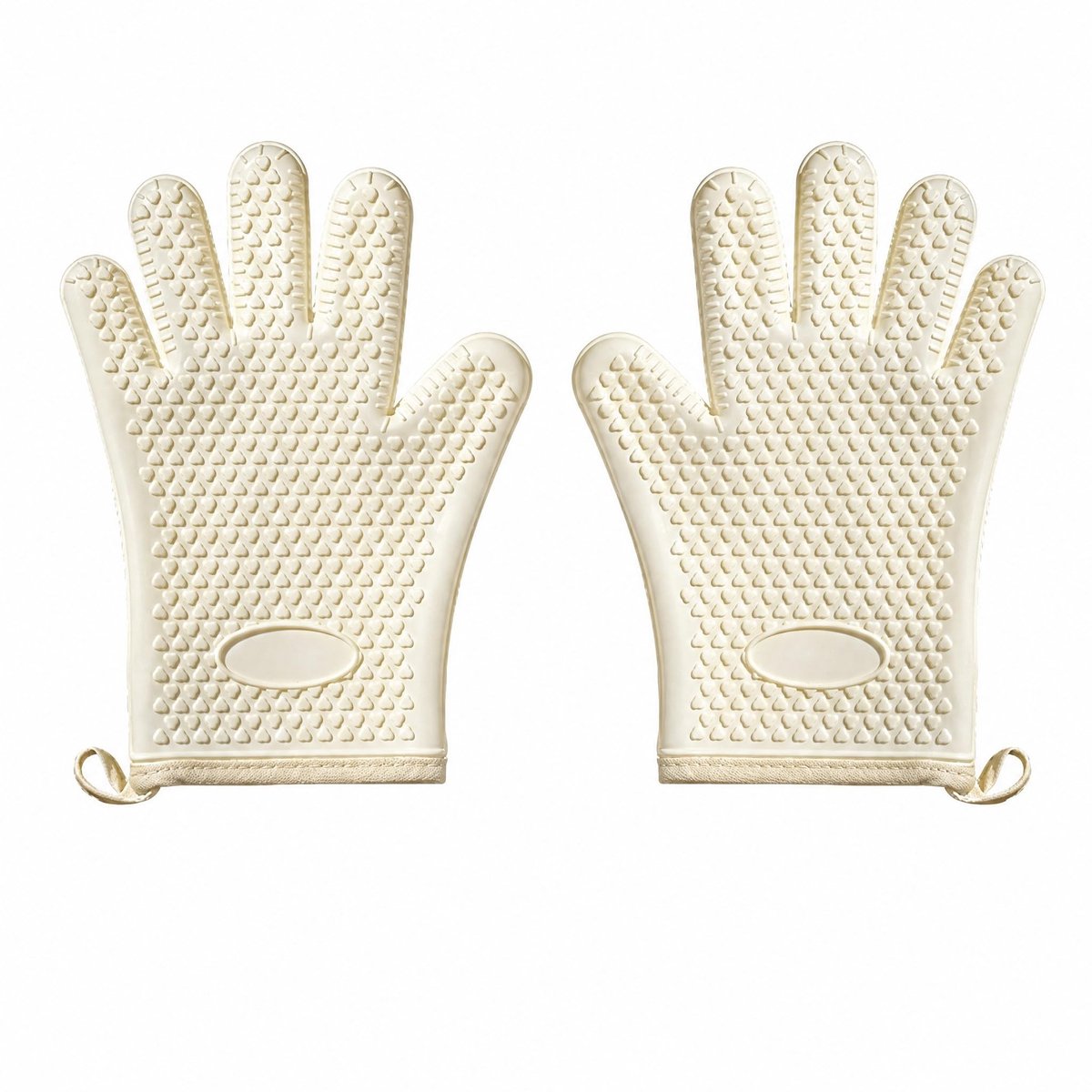 Elzusha - Vijfvingerige Siliconen Ovenhandschoenen - Hittebestendig en Antislip