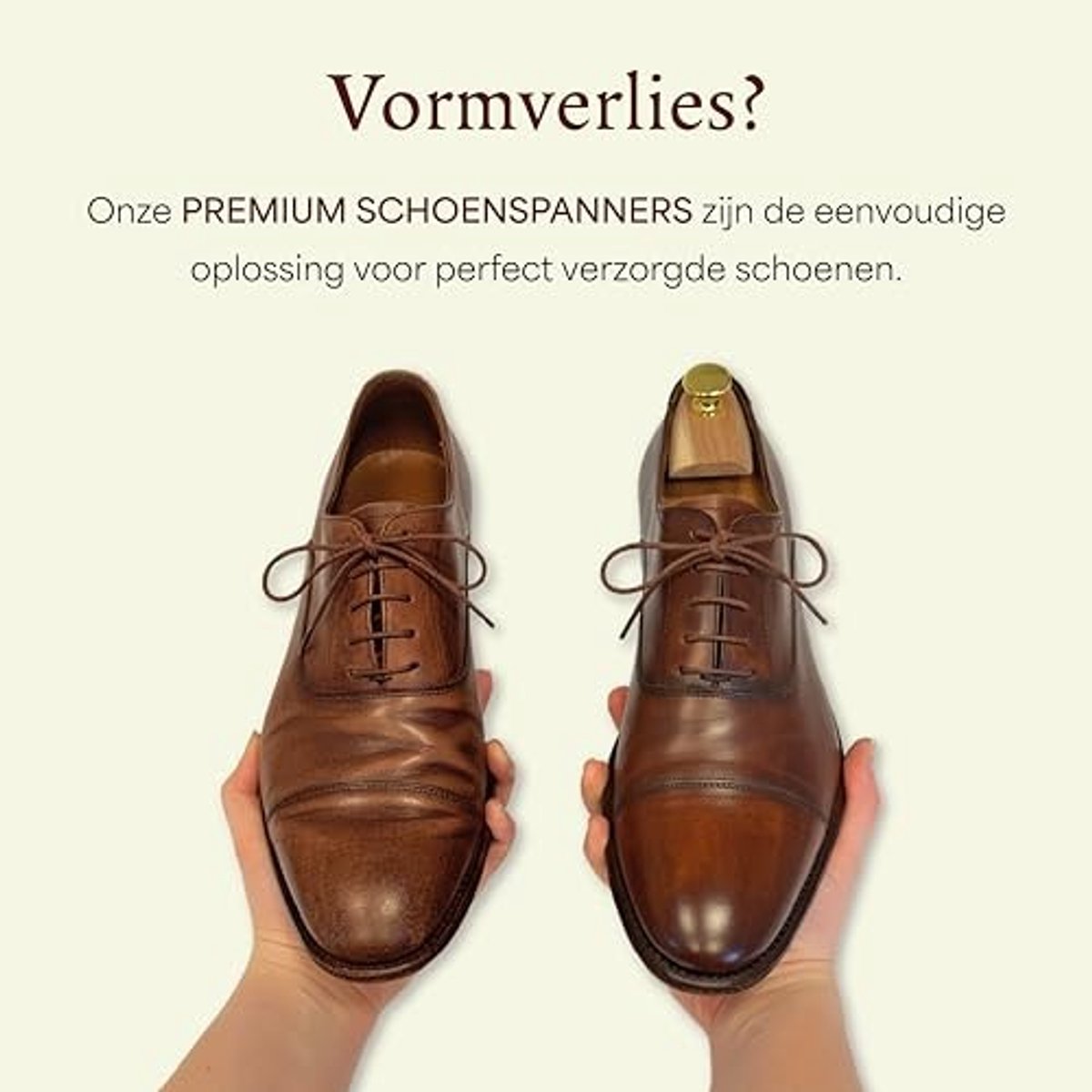Elzusha - Houten Schoenspanners van Cederhout met Reislepel