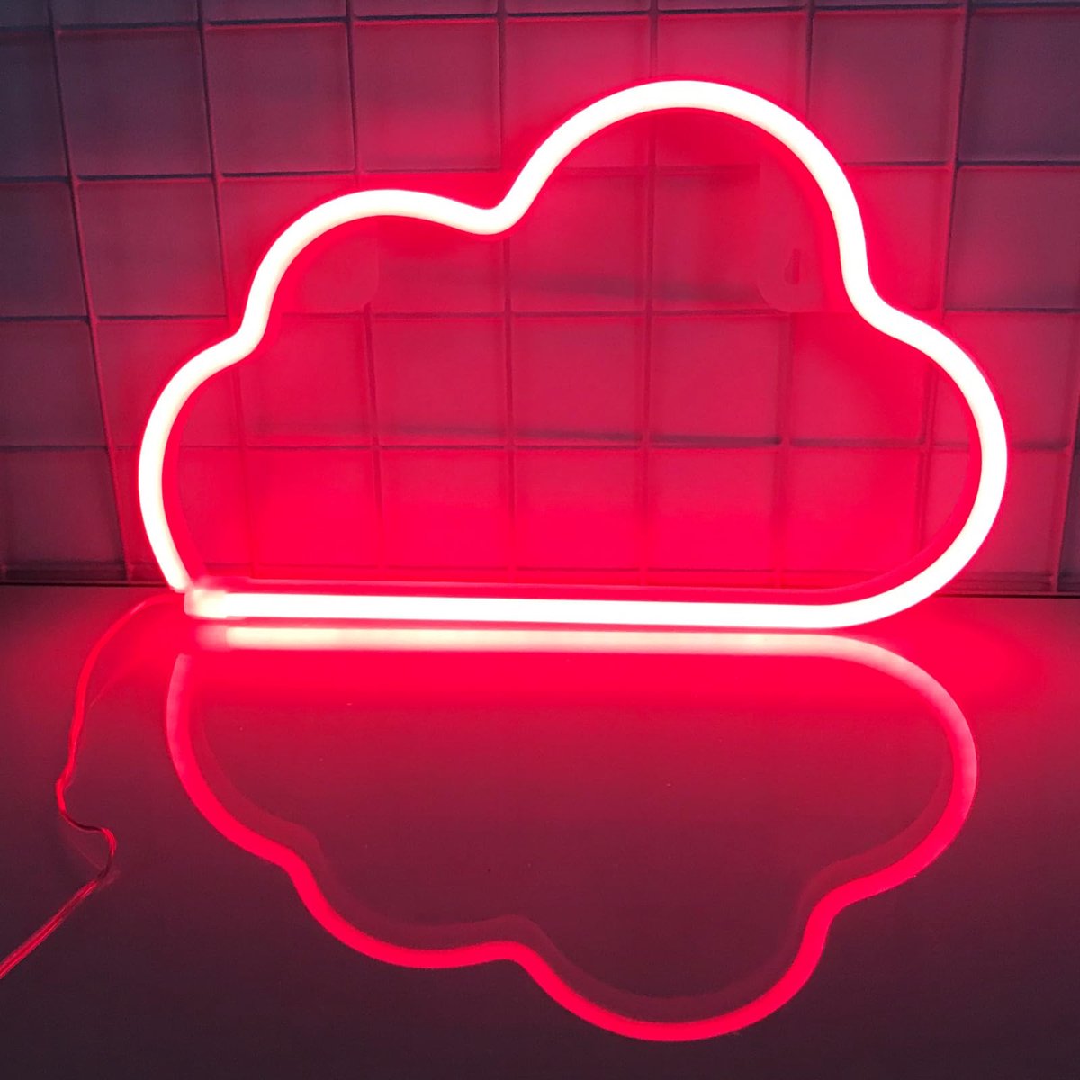 Neon Cloud LED Cloud, Batterij of USB Aangedreven Neon Lichten voor Muurdecoratie, Slaapkamer, Kinderkamer, Woonkamer - ShopVlot